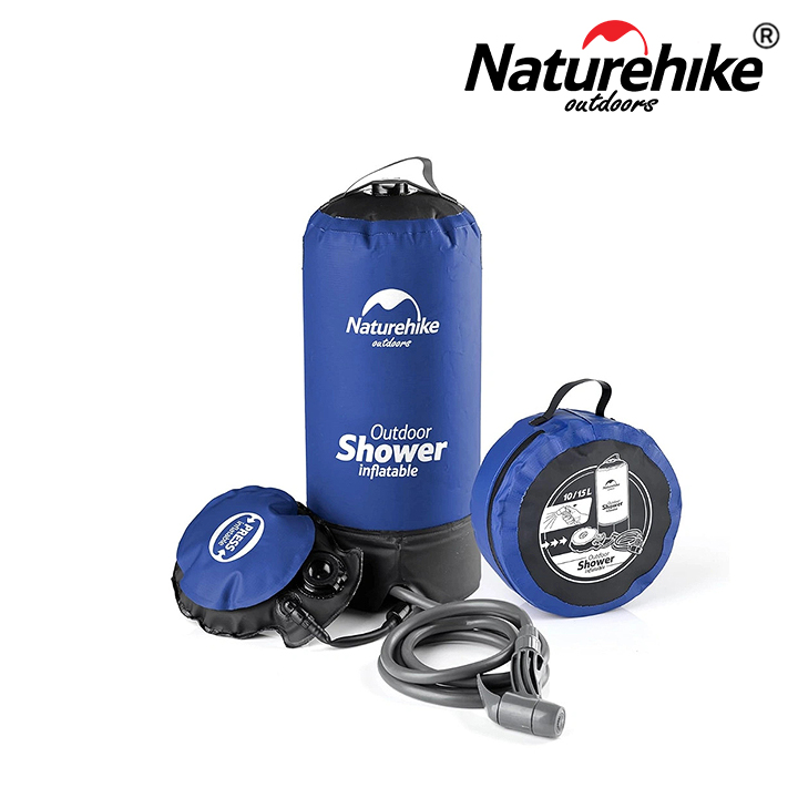 دوش سفری نیچرهایک مدل Outdoor Shower inflatable کد NH17L101-D