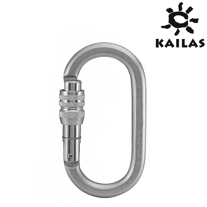 کارابین پیچ فولادی کایلاس مدل Steel Oval screw gate کد EC102